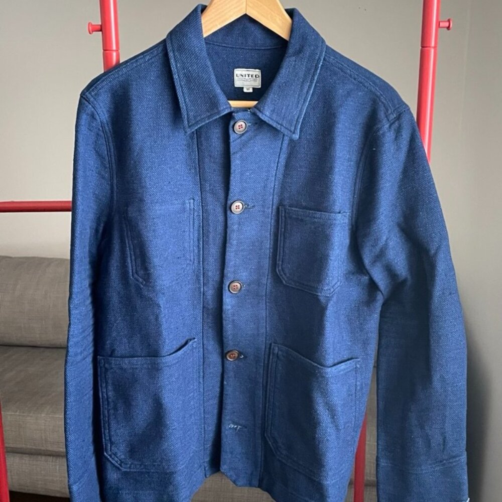 United Stock Dry Goods - Indigo Chore Coat - Size Small/Medium